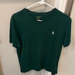 Polo by Ralph Lauren Forest Green Tee size medium